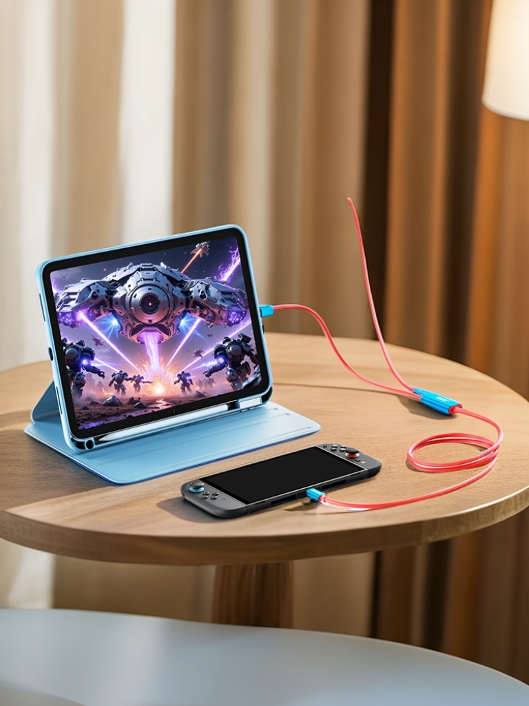 JEMDO Switch Conversion Cable Portable HDMl AdapterCompatible with Nintendo Switch2 NS/OLED, USB C tO HDMICable Replaces The Original Switch Dock for TV ScreenMirroring, Convenient for Travel, 4K HD, 2m Protection Cover