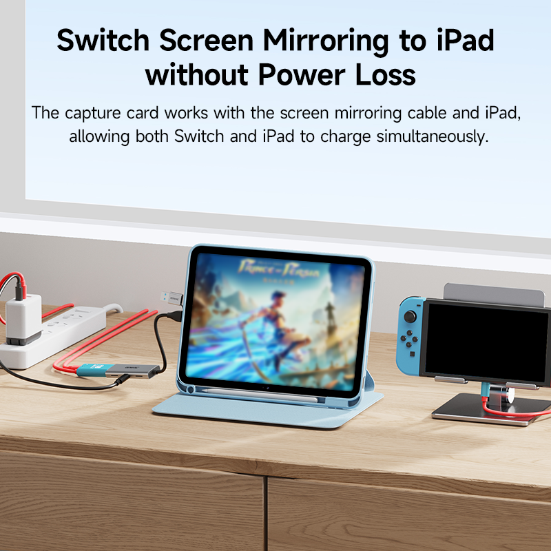 JEMDO Video Capture Card|With Charging Function