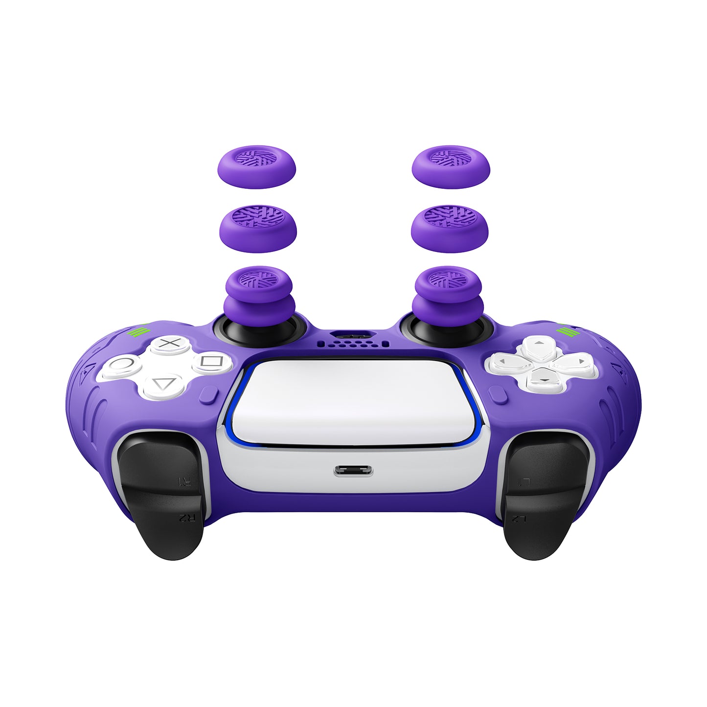 Juego de tapas de joystick para controlador PS5/PS4/Switch Pro de JEMDO (6 piezas)