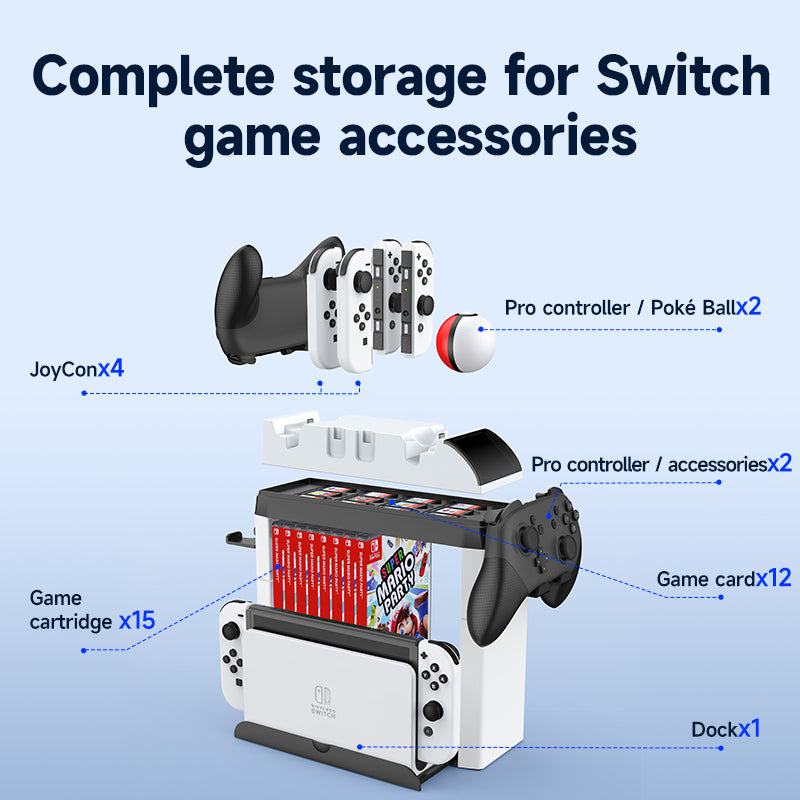 JEMDO Switch Multi-functional Storage Rack