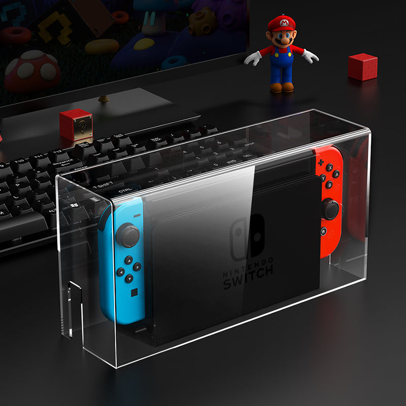 JEMDO Switch - Funda protectora transparente para base de conexión