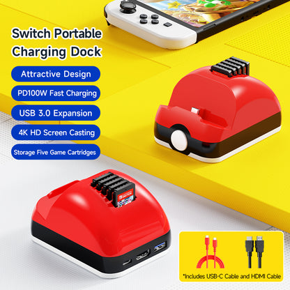 JEMDO Switch Portable 3-in-1 Charging Docking Stand