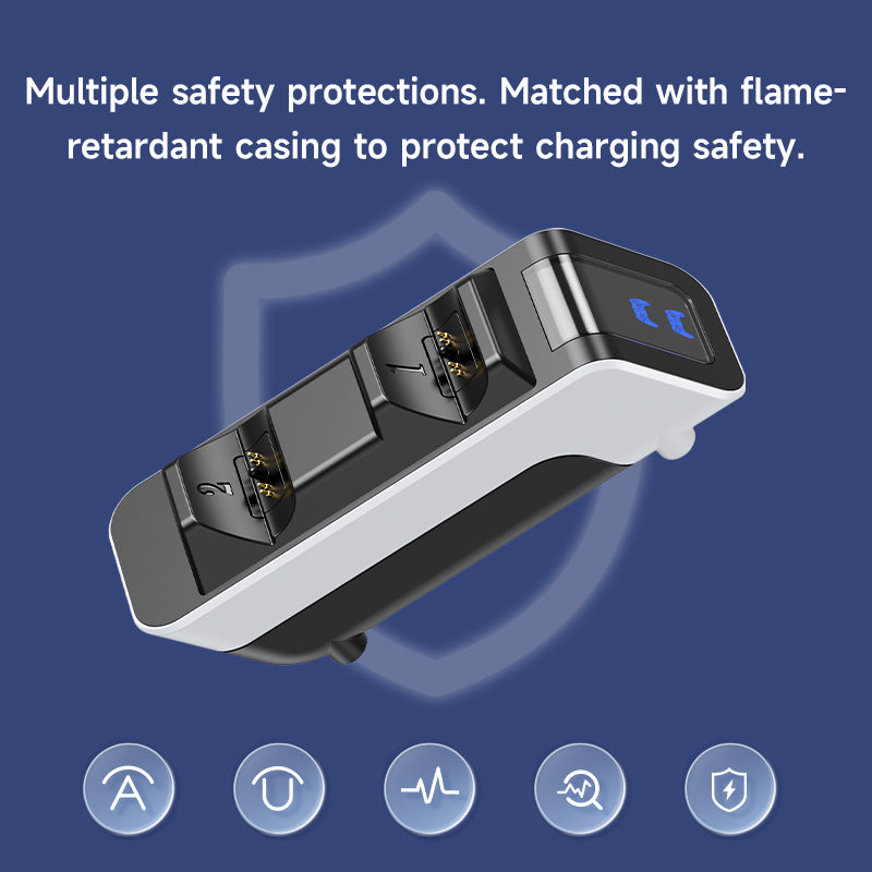 JEMDO PS5 Controller Dual Charging Dock