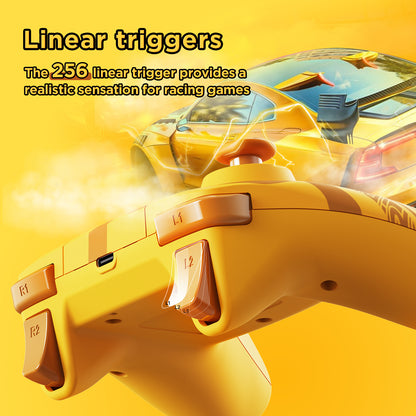 JEMDO Yellow Lightning Wireless Gaming Controller