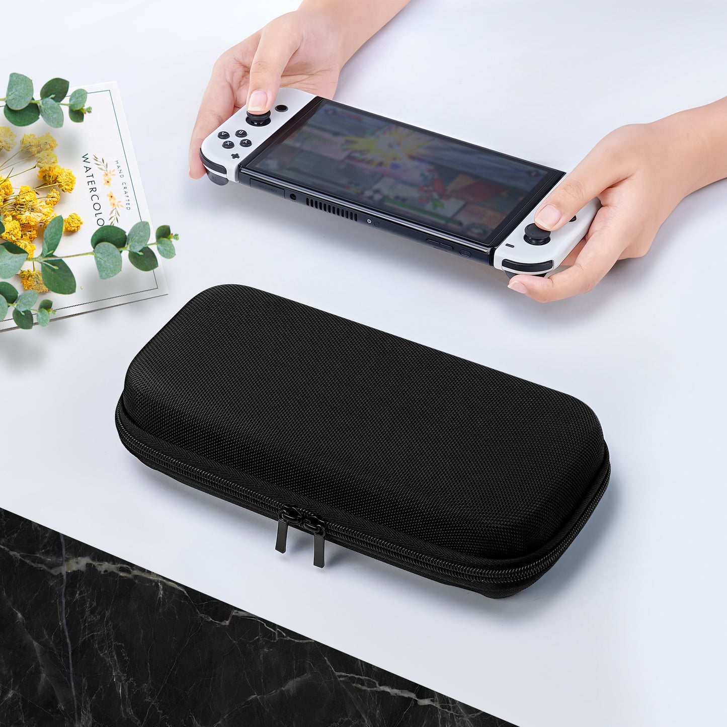 JEMDO Black Switch Carrying Case