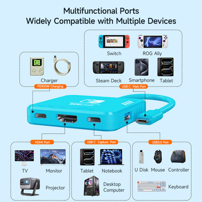 JEMDO 5-in-1 Switch Docking Station