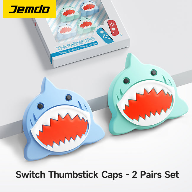 Switch Thumbstick Caps - 2 Pairs Set丨Shark