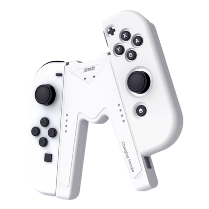 JEMDO Magnetic Joycon Charger Grip Compatible with Nintendo Switch 2 Only – LED Charging Grip for Switch 2 Joycon, USB-A to Type-C Charging Cable included - Black