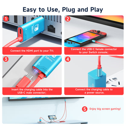 Cable de conversión de interruptor JEMDO丨Azul