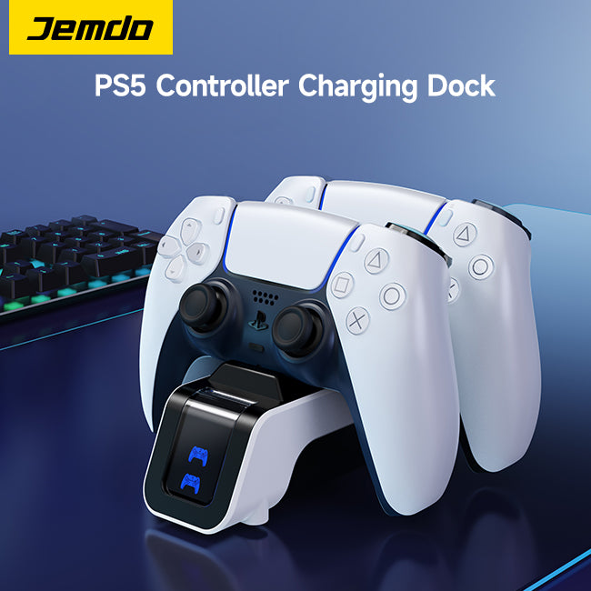 JEMDO PS5 Controller Dual Charging Dock