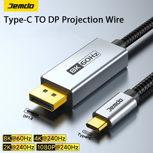Jemdo Type-C TO DP Projection Wire(8K 60 Hz)